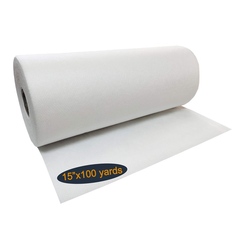 HimaPro No Show Invisible Mesh Machine Embroidery Stabilizer Roll - Light to Medium Weight (15 inch x 100 Yard) - Made of Nylon - Image 1